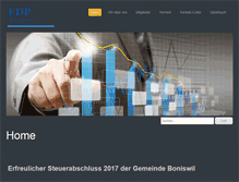 Tablet Screenshot of fdp-boniswil.ch